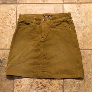 NWOT Prana corduroy skirt size 4